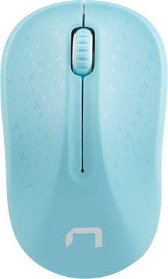 Maus Natec Toucan, wireless, USB, i bardhë dhe i kaltërt