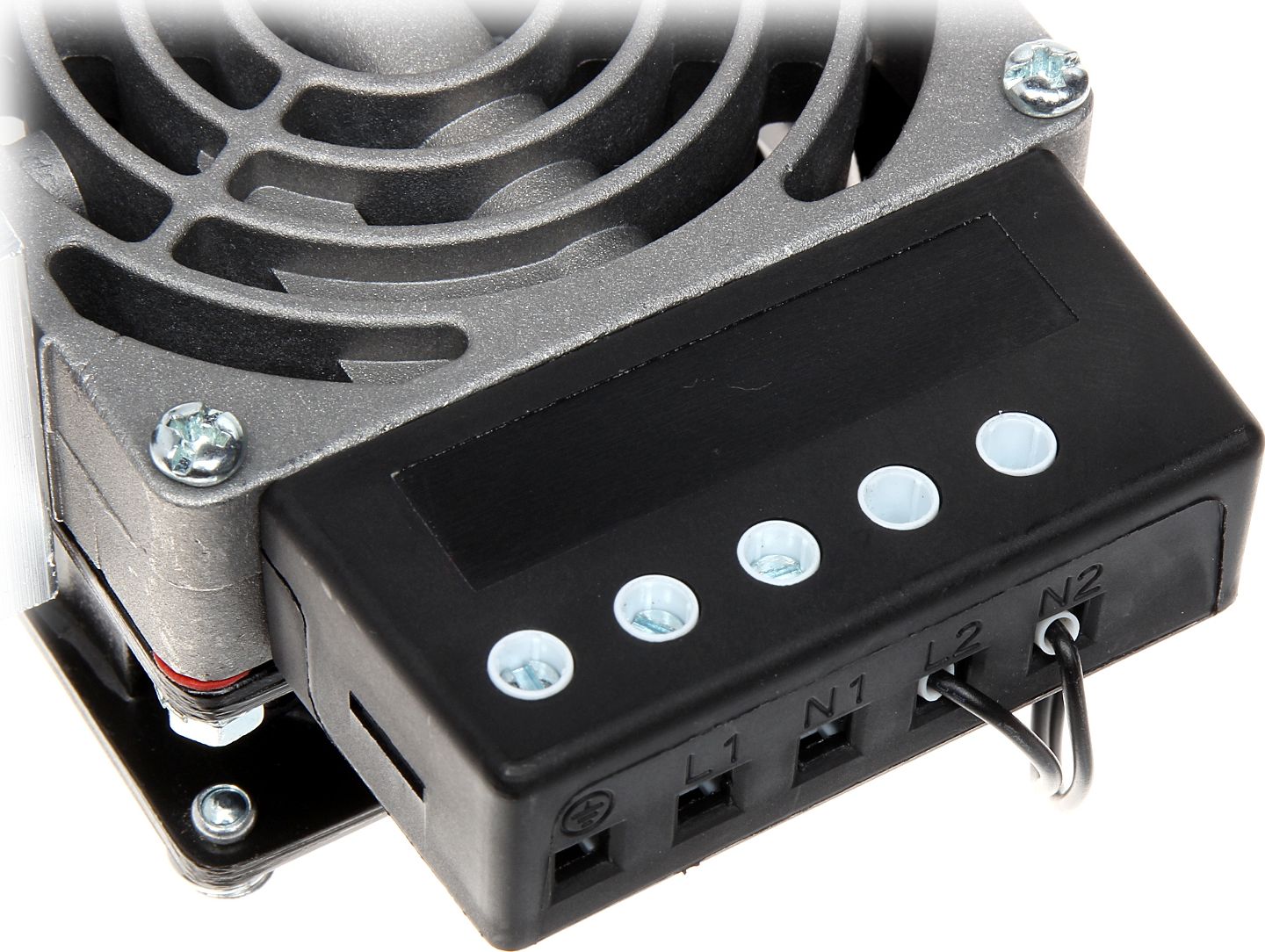 Ngrohës me ventilator Delta HVL-031, 150W, për kabinet elektrik, gri