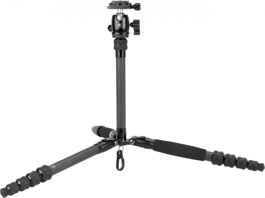 Tripod për kamera Sirui Traveler 5CX, karbon, 138cm, i zi