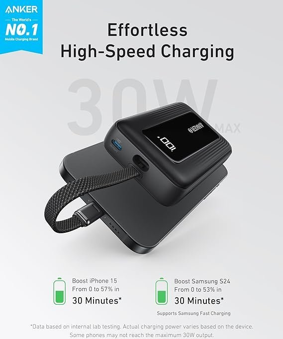 Powerbank Anker A1688H11, 10000mAh, 15W, i zi