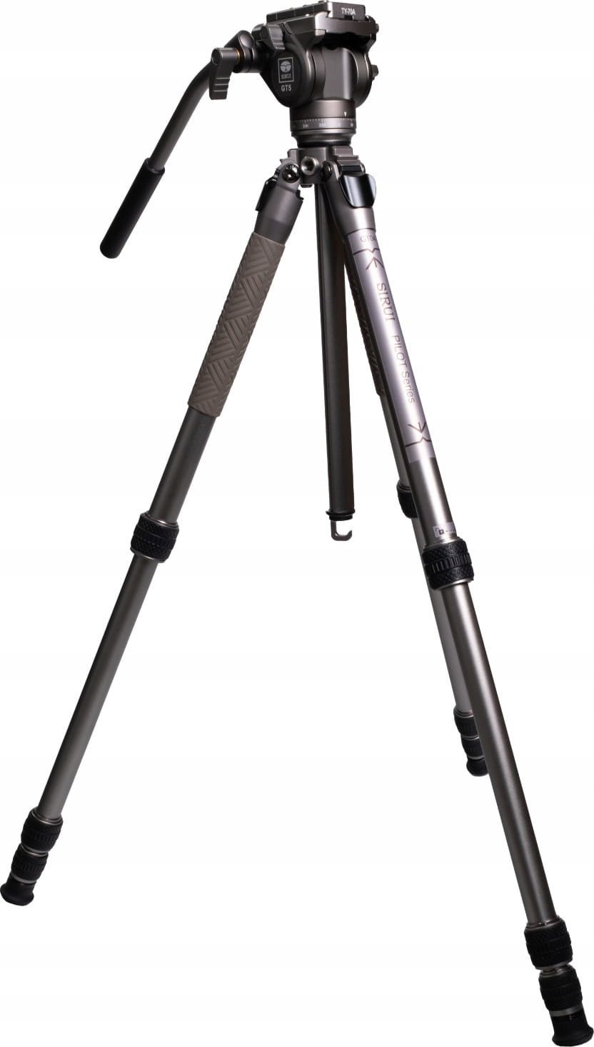 Tripod fotografik SIRUI Pilot Series GT5, alumini, 140 cm, gri