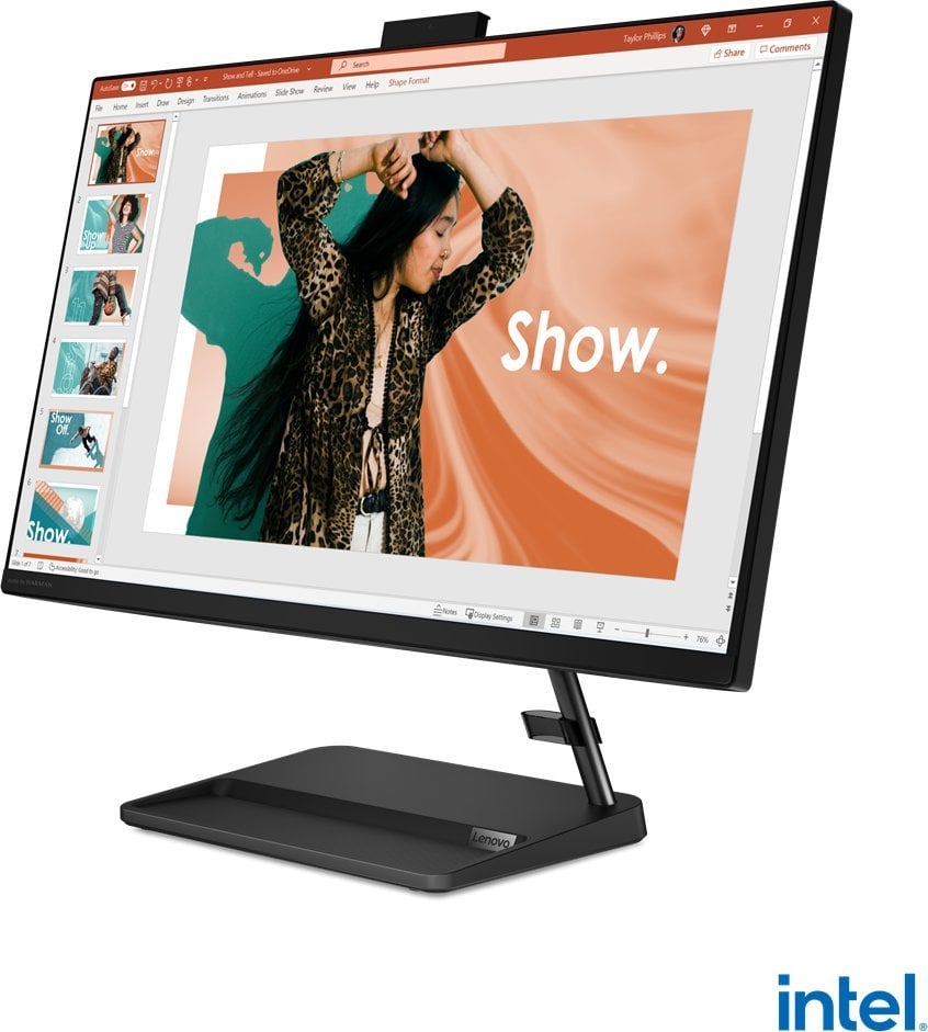 Kompjuter Lenovo IdeaCentre AIO 3 27IAP7, 27", Intel Core i7-13620H, 16GB RAM, 512GB SSD, Intel UHD Graphics, i zi