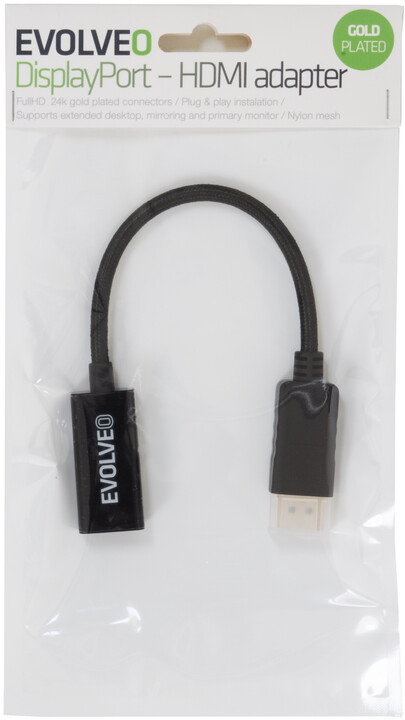 Kabllo Evolveo DisplayPort - HDMI 
