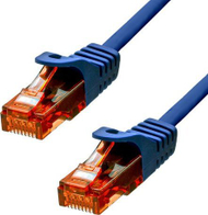 Kabllo rrjeti ProXtend U/UTP CAT6, 0.75m, RJ45, blu