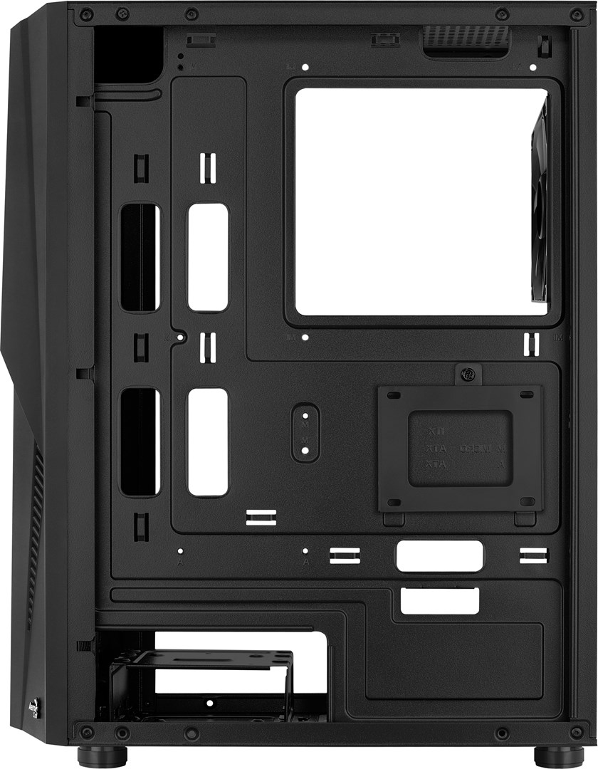 Kullë kompjuteri Aerocool Mecha ACCM-PV28013.11, xham i temperuar, RGB, e zezë