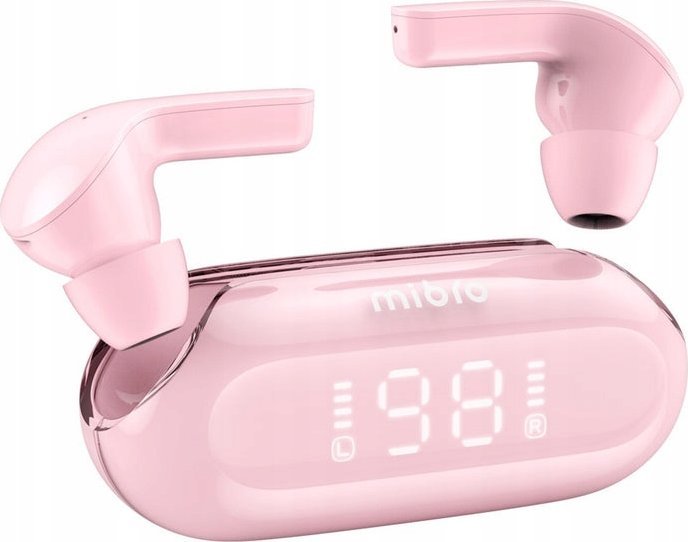 Kufje wireless Xiaomi Mibro Earbuds 3 TWS, Bluetooth 5.3, me mikrofon, rozë