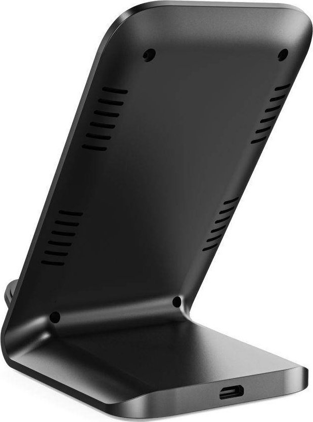 Karikues wireless Tech-Protect Qi15W-S2, 15W, me bazë mbajtëse, i zi