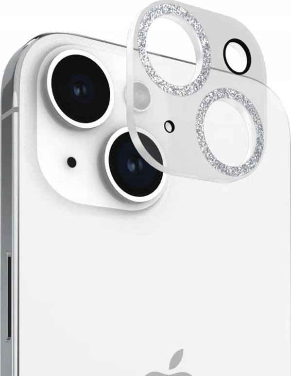 Mbrojtës xhami për lente Twinkle, për iPhone 15, për iPhone 15 Plus, transparent