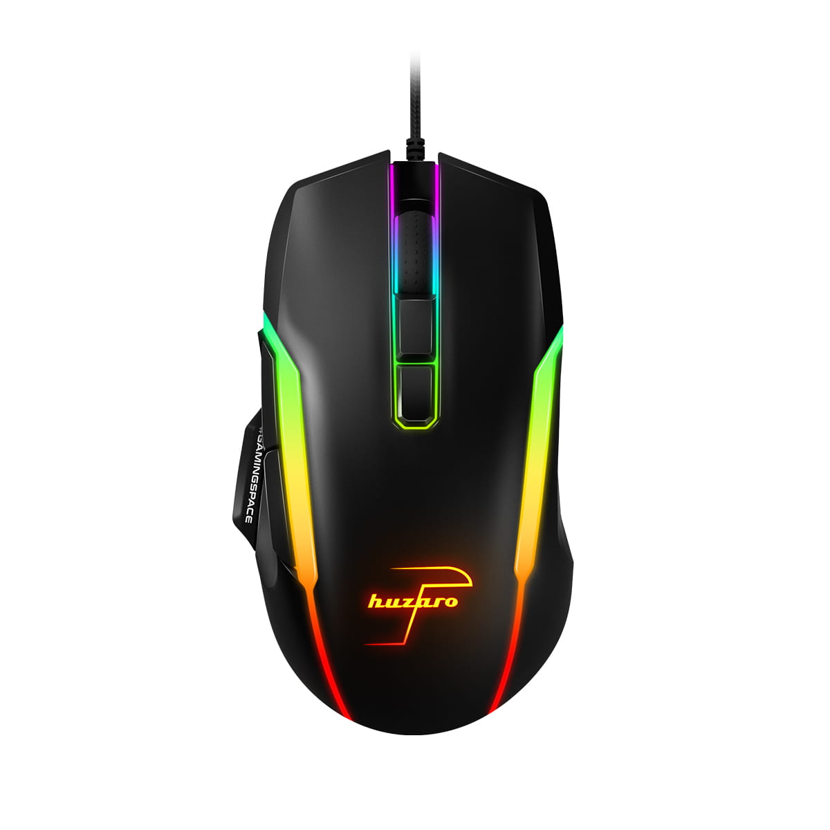 Maus gaming Huzaro HZ-SHOT 3.0, 9D 12000DPI, RGB, i zi
