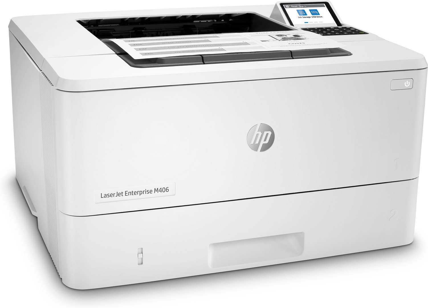 Printer HP LaserJet Enterprise M406dn, Laser, i bardhë