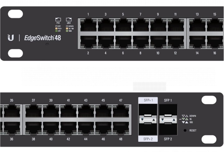 Switch Ubiquiti EdgeSwitch 48x Gbit LAN