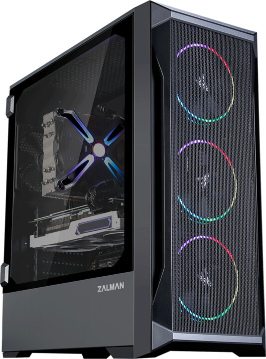 Куќиште Zalman Z8 MS, ARGB, црно