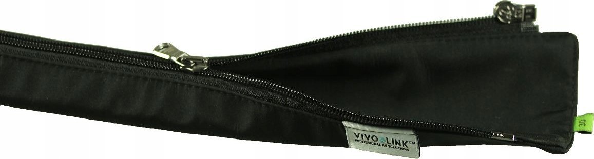 Mbështjellës kabllosh Vivolink PROZIPSLEEVE0.8, diametër 2.2 cm, me zinxhir, i zi
