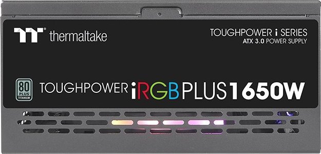 Burim energjie Thermaltake Toughpower iRGB PLUS Titanium PS-TPI-1650F3FDTE-1 ATX 3.0, 1650W