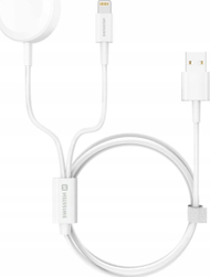 Kabllo karikimi Swissten USB C, 1.2m, Power Delivery, e bardhë