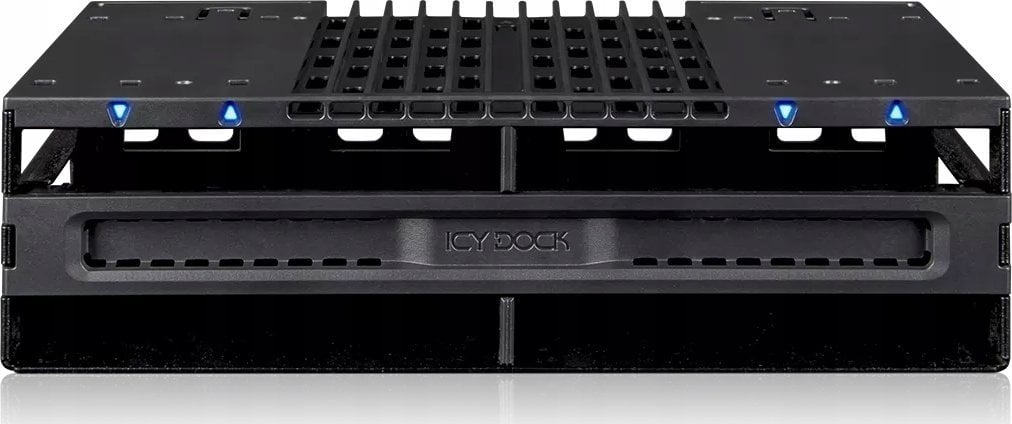 Bay diskut Icy Dock flexiDOCK MB024SP-B, kornizë e lëvizshme, e zezë