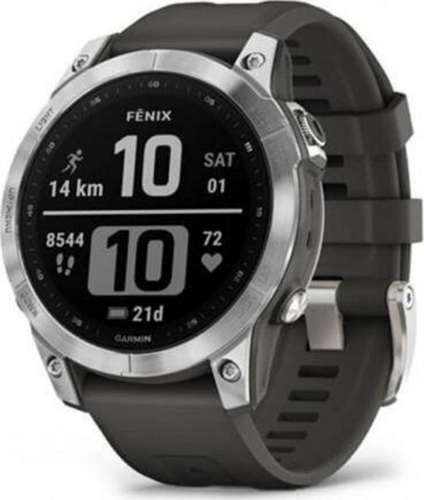 Orë e mençur Garmin Fenix ​​7, e hirtë