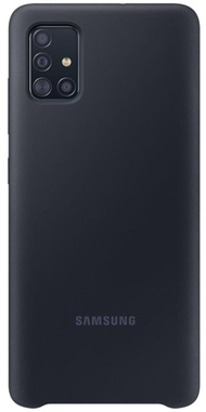 Mbrojtëse silikoni Samsung për  Samsung Galaxy A51, e zezë