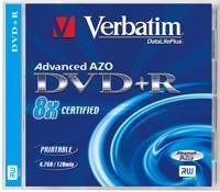 Set i DVD-R Verbatim 43557, 4.7GB, 16x, 5 copë