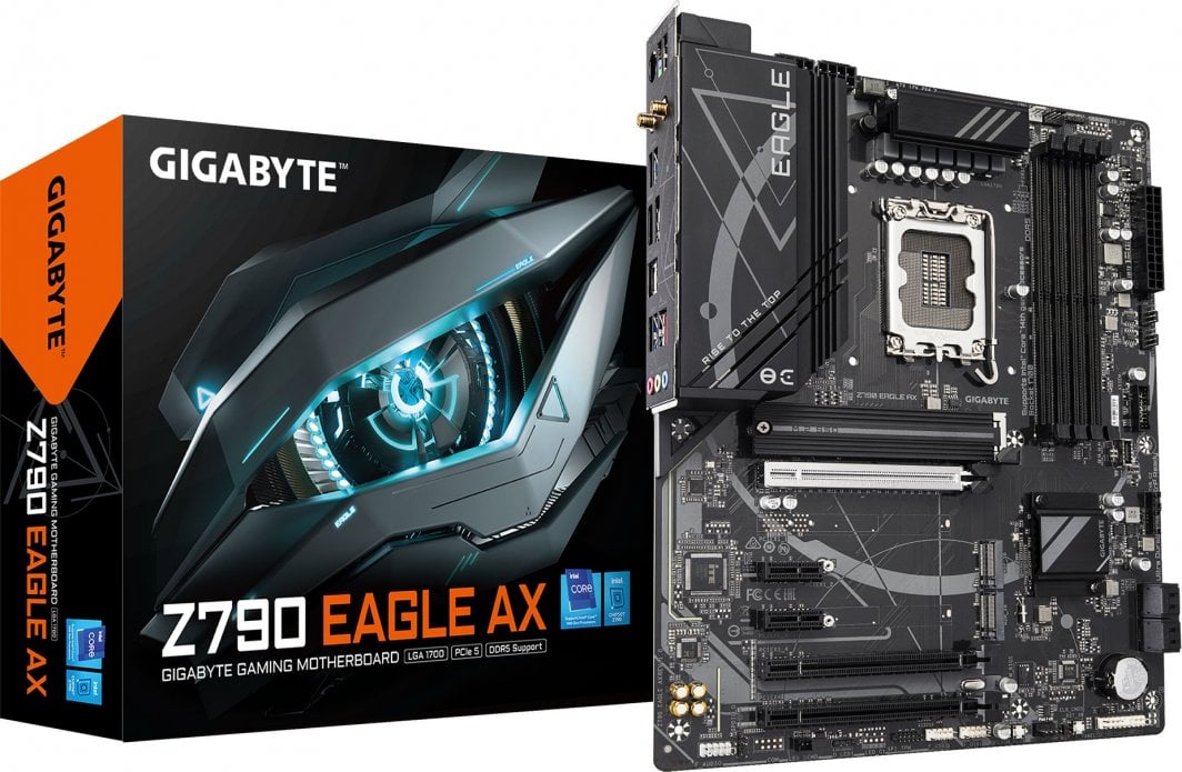 Матична плоча Gigabyte Z790 EAGLE AX, Intel Z790, Socket 1700, 4 slota, Bluetooth, Wi-Fi 6, ATX