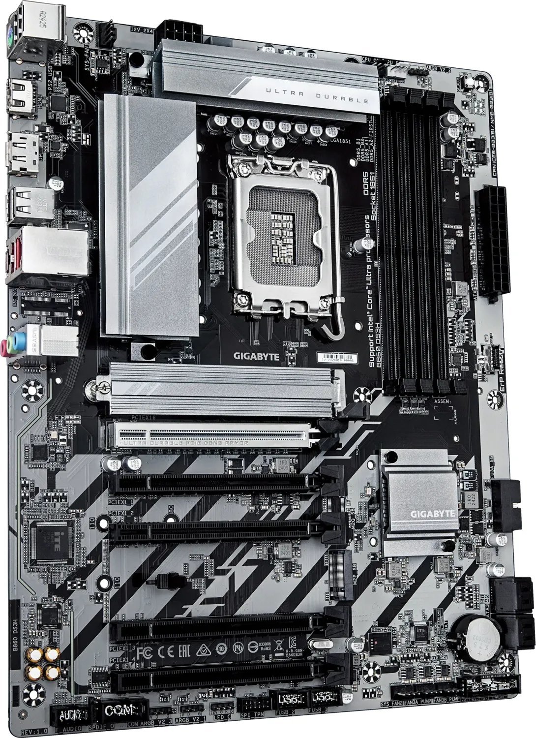 Pllakë amë Gigabyte B860 DS3H, ATX, DDR5, 2.5GbE LAN 3