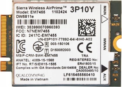 Modul Dell SNAPDRAGON X7 LTE-A - EM7455