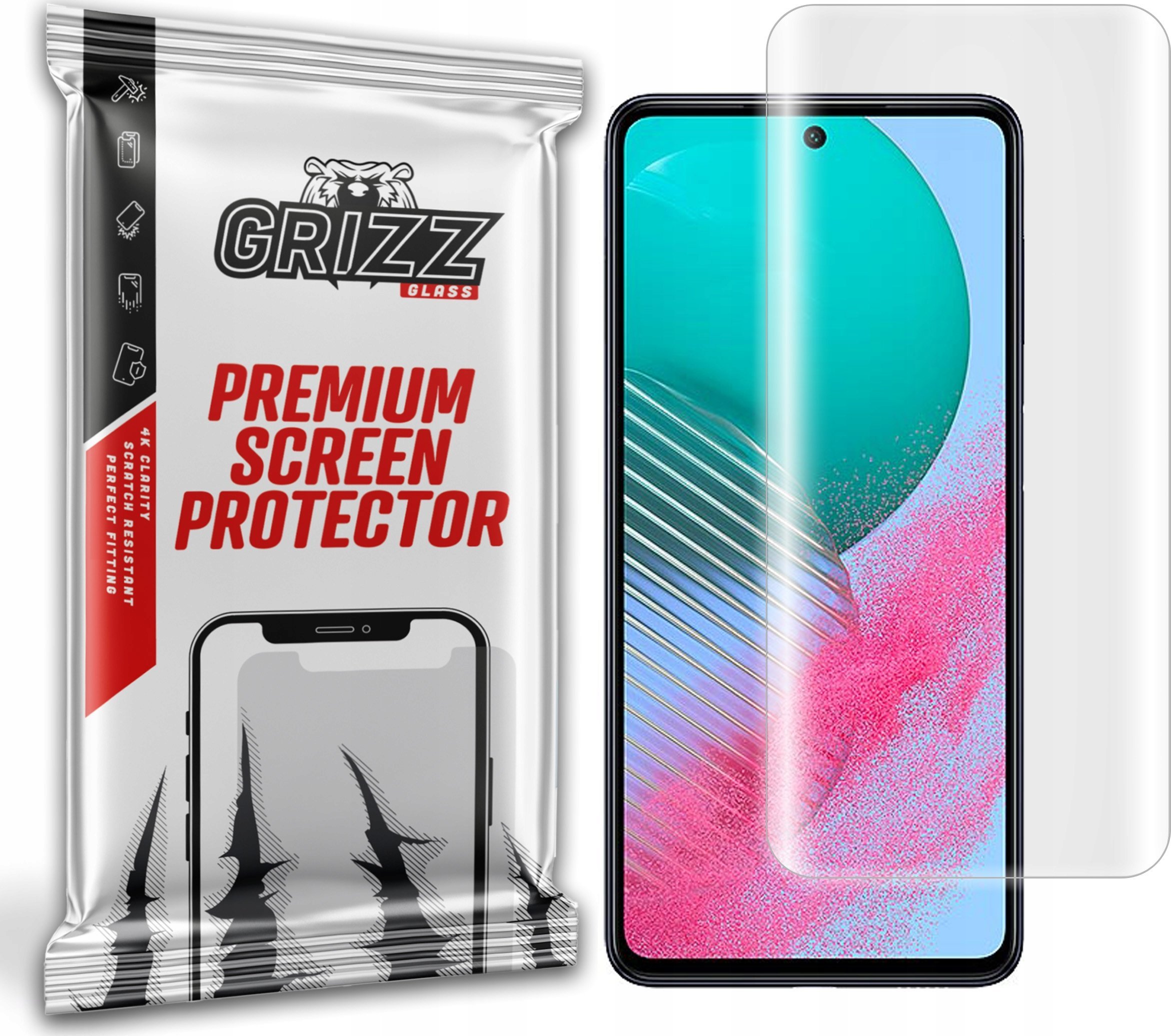 Mbrojtëse ekrani GrizzGlass Hydrofilm për Samsung Galaxy M54, hidrogel, transparente