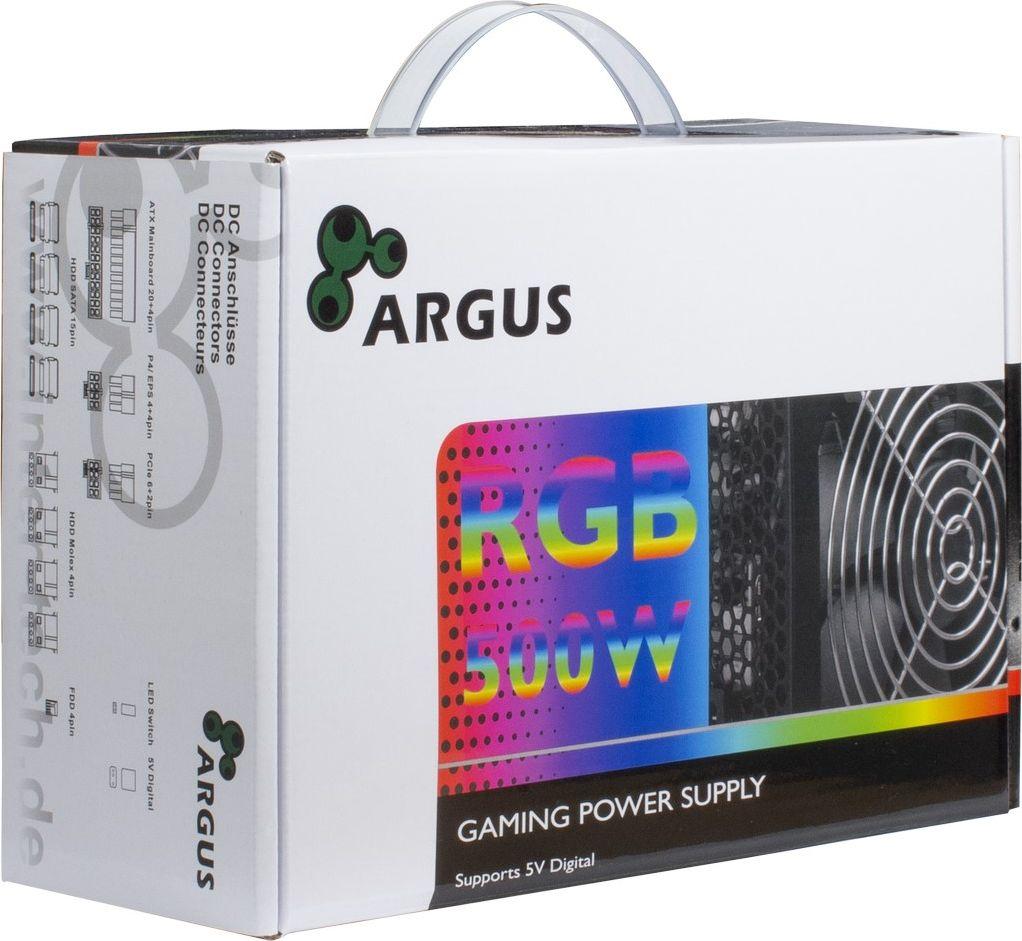 Burim energjie Inter-Tech Argus RGB 88882192, 500W