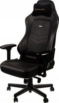 Karrige gaming Noblechairs HERO Real Leather, ergonomike, e zezë