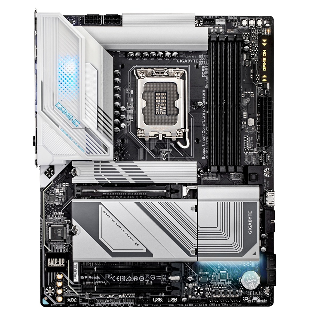 Pllakë amë Gigabyte Z890 GAMING X WIFI7, ATX, LGA 1851, DDR5 8800MHz, Wi-Fi 7, e zezë
