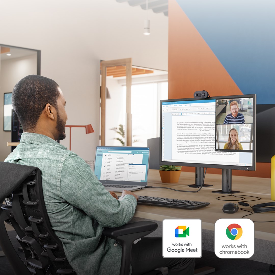 Web kamerë Logitech Brio 105 2 MP, e zezë