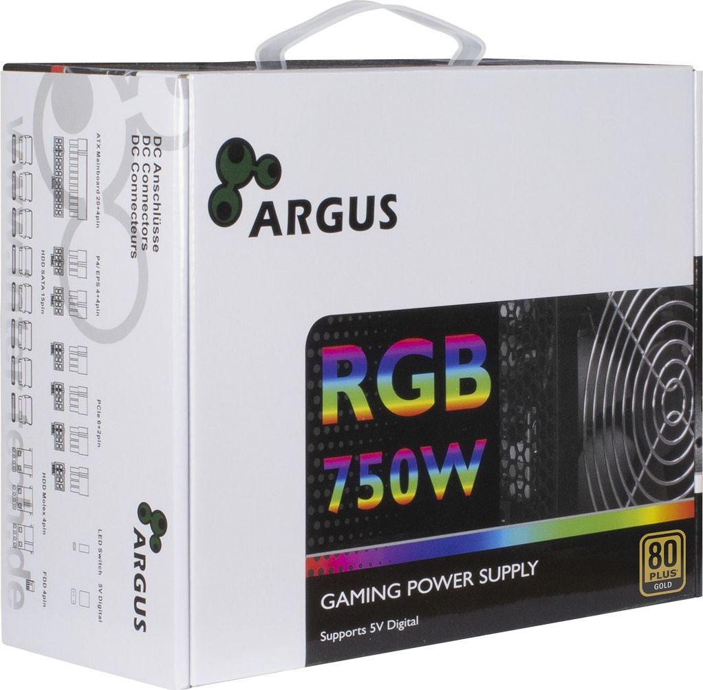 Burim energjie Inter-Tech Argus RGB 88882174, 750W