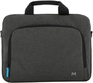 Çantë laptopi Mobilis TheOne Basic Bag, 16", me shirit shpatulle, gri e errët