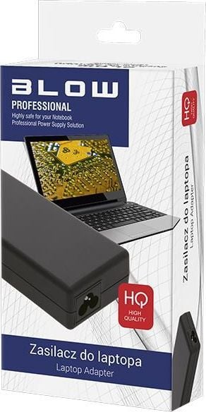 Adapter karikues Blow për Lenovo, 65W 20V 3.25A, konektor SlimTip 11 x 4.5mm, i zi