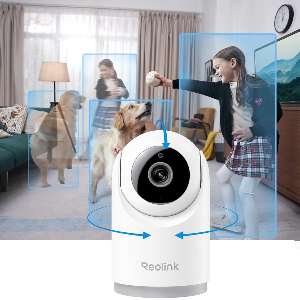 Kamerë e brendshme Reolink E Series E321, 3MP, WiFi PT, e bardhë