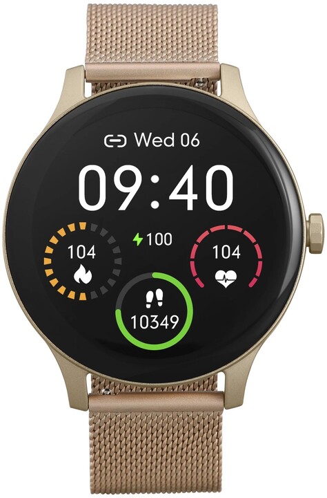 Orë e mençur Garett Smartwatch Classy, verdhë