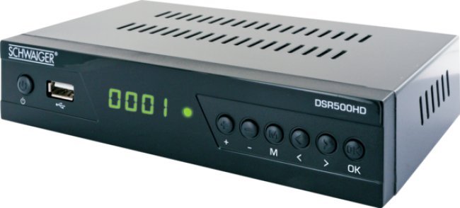 Set top box satelitor Schwaiger DSR500HD, Full HD, HDMI, i zi
