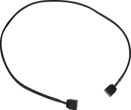 Kabllo zgjatëse Alphacool ARGB 3-pin në 3-pin, 60cm, e zezë