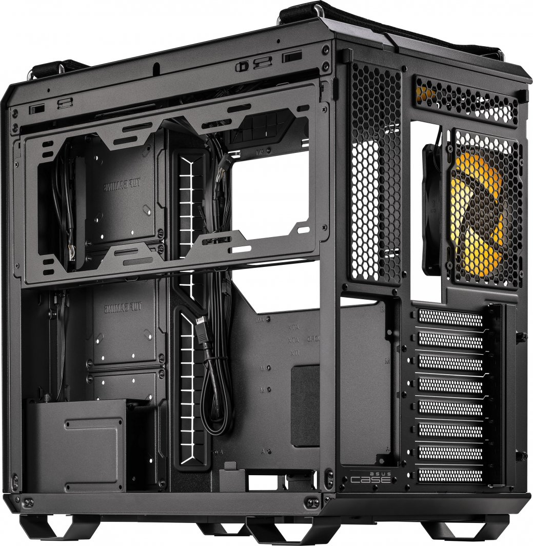 Kasë Asus TUF Gaming GT502 PLUS TG ARGB, e zezë, Midi Tower