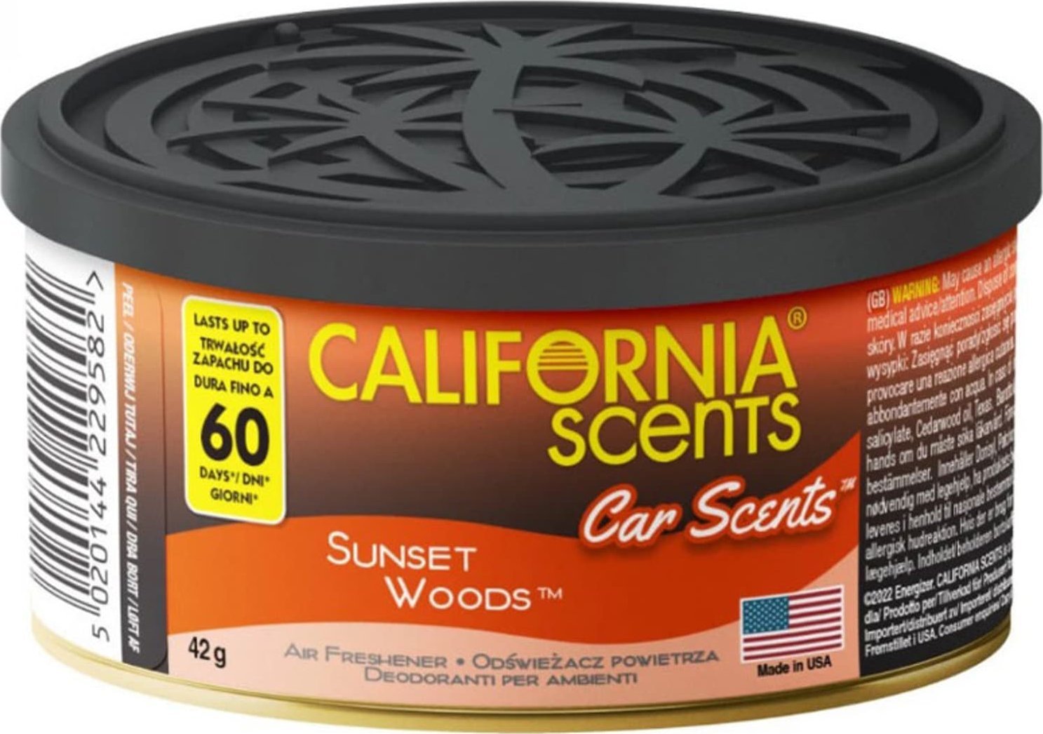Aromatizues ajri California Scents E303650300, 42g, aroma Sunset Woods