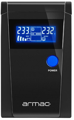 UPS Armac Pure Sine Wave Office, 650VA, LCD, i zi