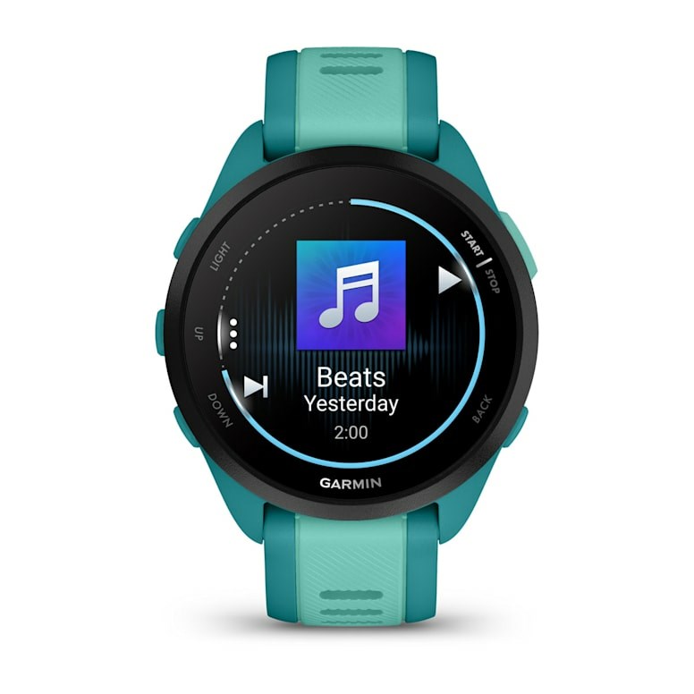 Orë sportive Garmin Forerunner 165 Music, GPS, 43mm, turquoise aqua