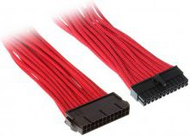 Kabllo zgjatuese ATX 24 pin SilverStone PP07, 0.3m, e kuqe