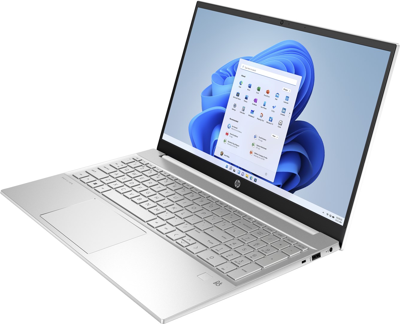 Лаптоп HP Pavilion 15-eh3164nw, 15.6", AMD Ryzen 5 7530U, 16 GB RAM, 512 GB SSD