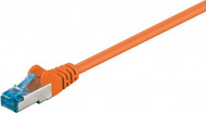 Мрежен кабел Goobay CAT 6a, RJ45 до RJ45, 1 m, SFTP, портокалов