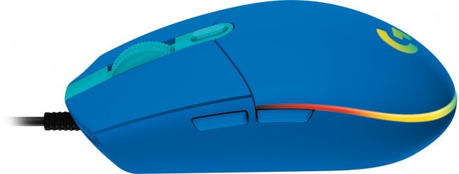 Maus Logitech G102 Lightsync, i kaltër
