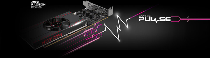 Kartelë grafike Sapphire Pulse Radeon RX 6400 Gaming 4GB GDDR6