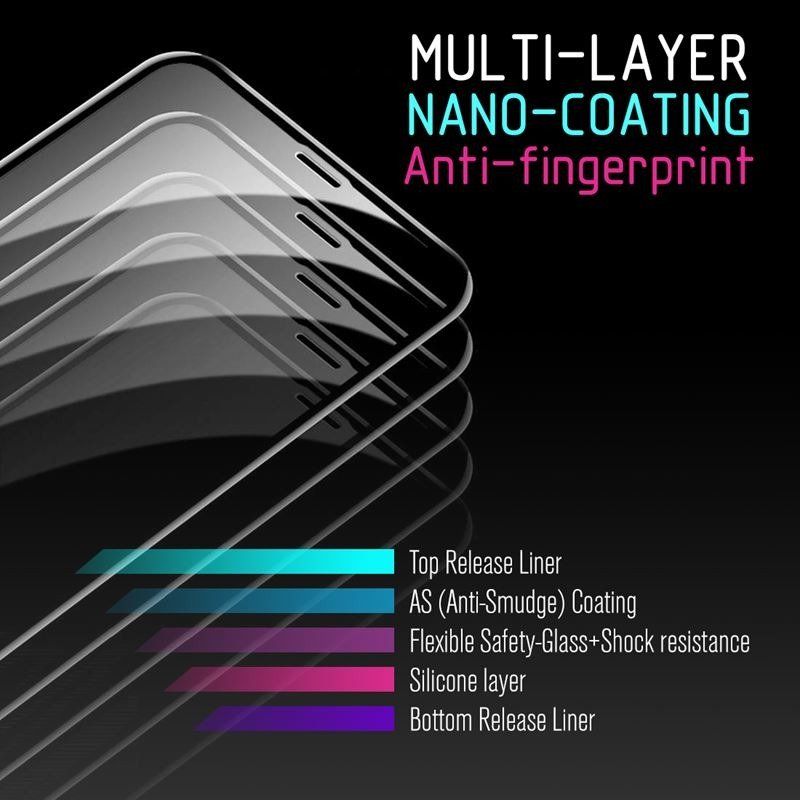 Mbrojtëse ekrani Crong 7D Nano Flexible Glass për Xiaomi Redmi 5A, xham hibrid 9H, 0.2mm transparent