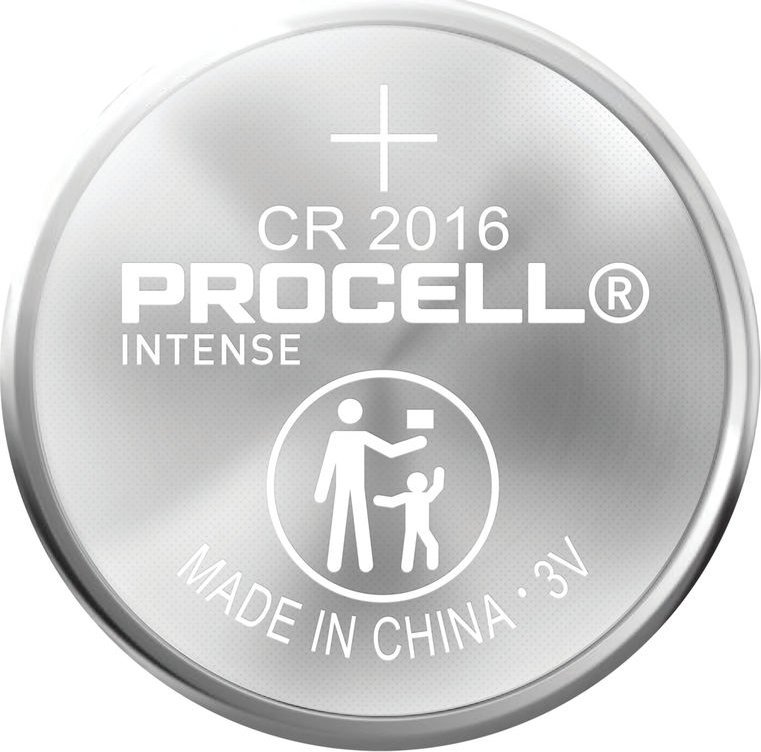 Bateri litium monedhë Procell CR2016, 3V, paketim 5 copë