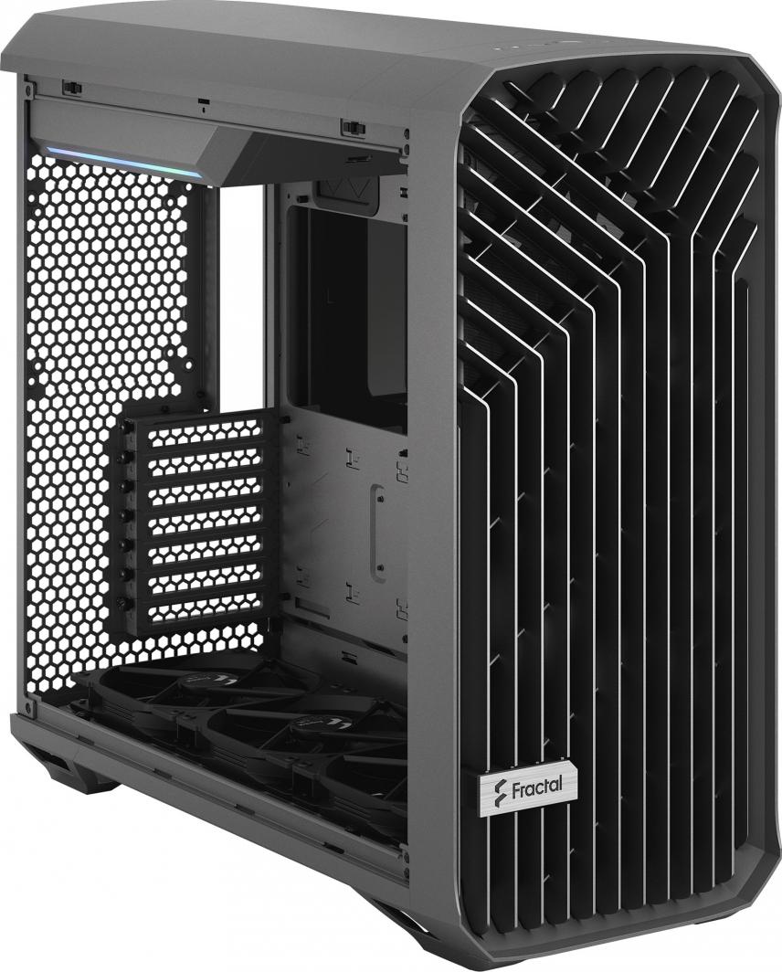 Kasë Fractal Design Torrent TG Light Tint, e hirtë, Full Tower
